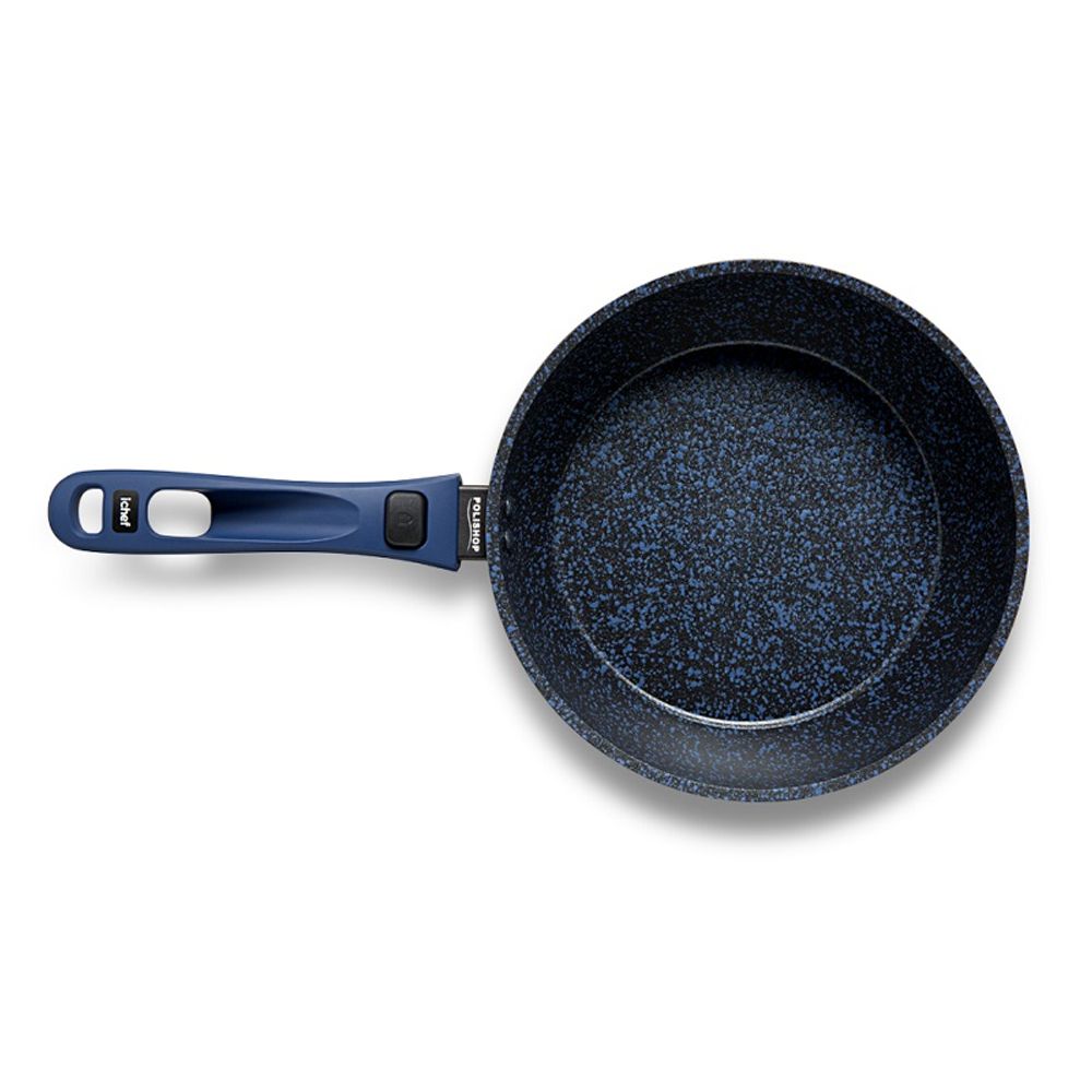 Panelas Polishop Ichef Ultra com Tampa - Sauté - Day By Day 24Cm - Azul - Imagem 2