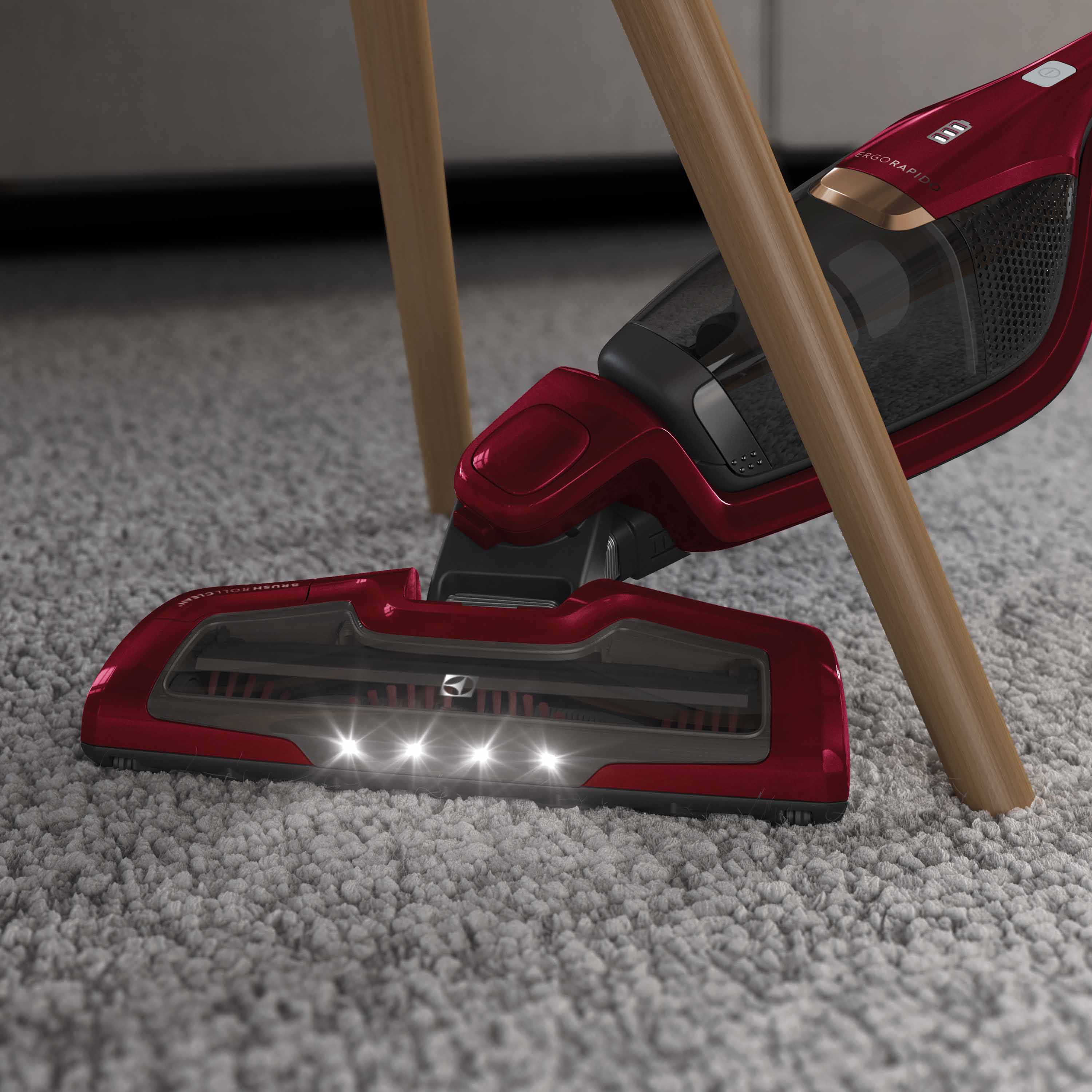 Aspirador de Pó Vertical Electrolux Ergorapido Ultra Red 2 em 1 - Imagem 8