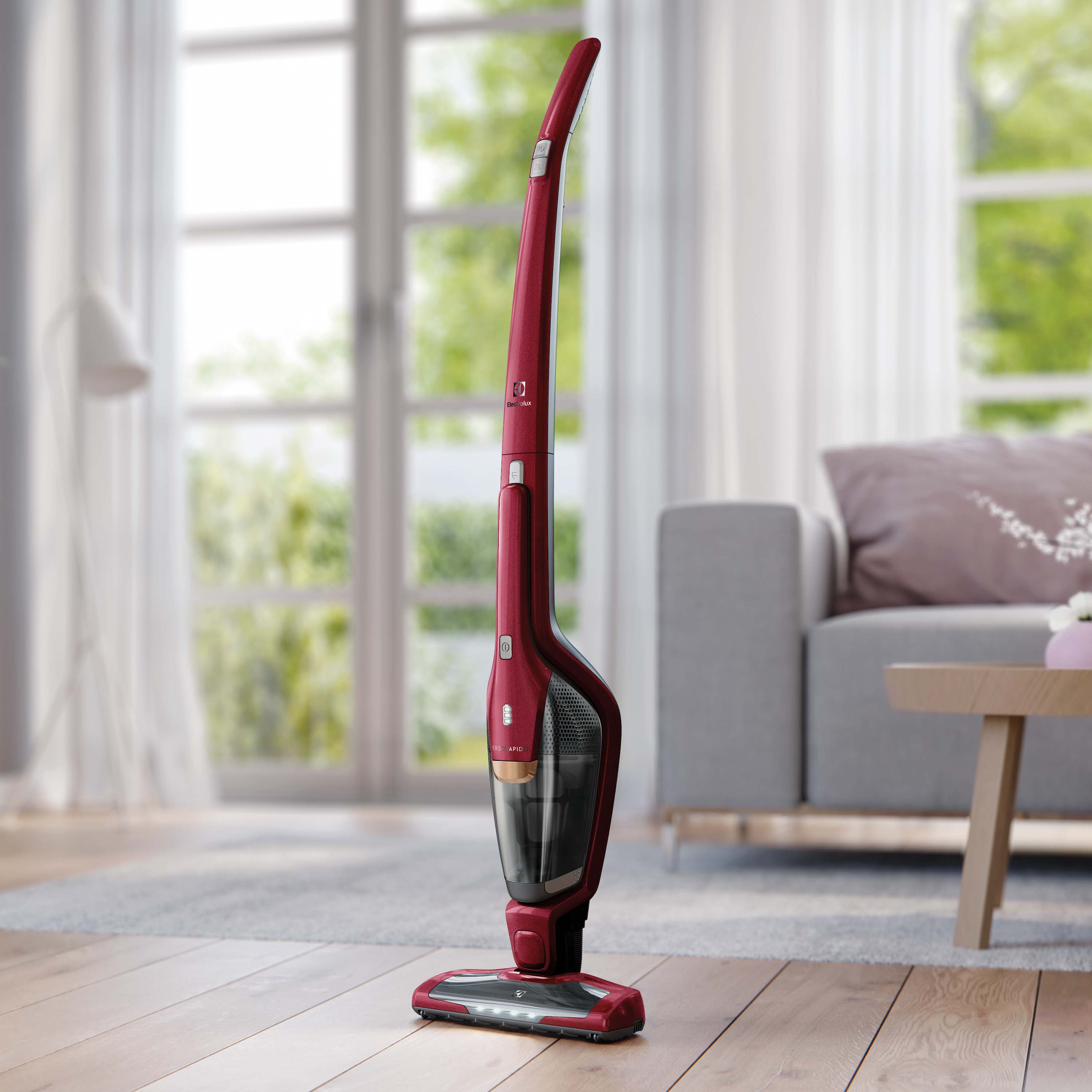 Aspirador de Pó Vertical Electrolux Ergorapido Ultra Red 2 em 1 - Imagem 4