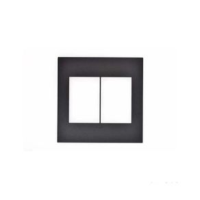 Placa 3+3postos 4x4 Quadrado Graphite Arteor Cod.575302b - Pial