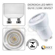 Lâmpada Led Dicroica Mini 3,5W Biv. 36G 2700k 250LMS IP20 Ref.929001364641 – Phili - Imagem 2