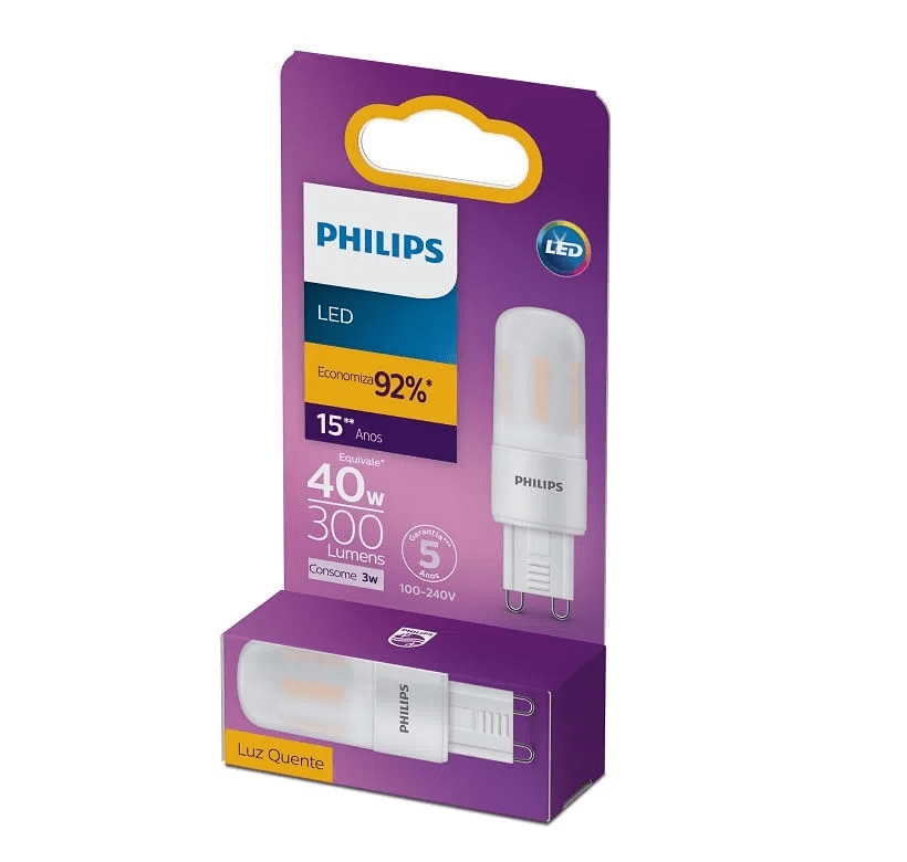 Lâmpada Led Halopin G9 3w Bivolt 2700k 300lms 929002380111 - Philips - Imagem 2