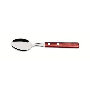 Colher Mesa Inox Polywood Vermelho Tramontina