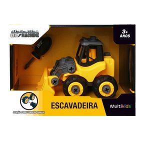 Escavadeira City Machine 29 Peças Multikids - BR1866 BR1866