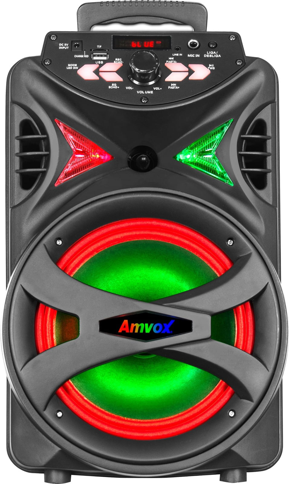 Caixa Amplificada Amvox ACA 255 HIT 250W Bluetooth Bivolt - Imagem 2