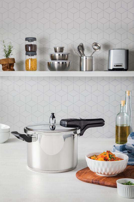 Panela de Pressão Aço Inox 4,5 litros Brava Tramontina - Imagem 8