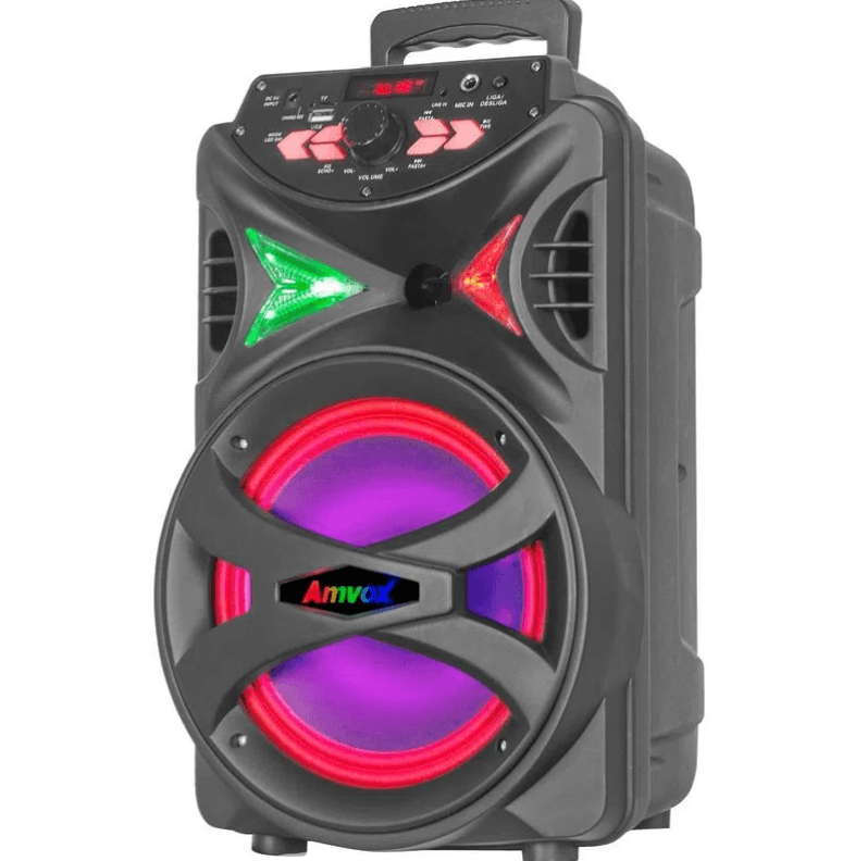 Caixa Amplificada Amvox ACA 255 HIT 250W Bluetooth Bivolt