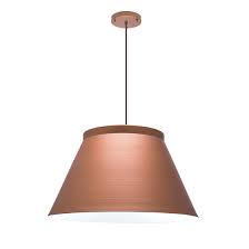 Pendente NIE2 Tabaco c/ Dourado 43CM P/1 E-27 - INCOLUSTRE