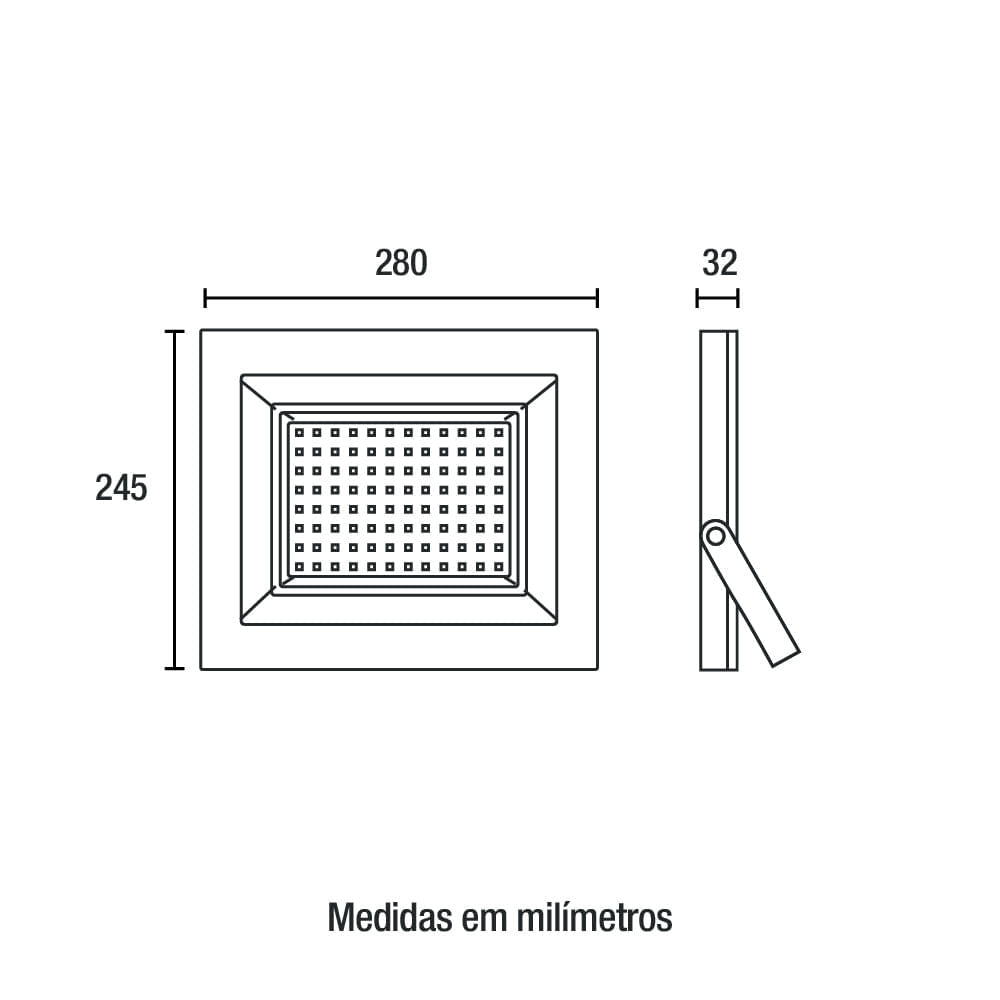 Refletor Led 200w Bivolt 6500k 15000lms Play IP-65 Ref.78200600 - Blumenau - Imagem 2