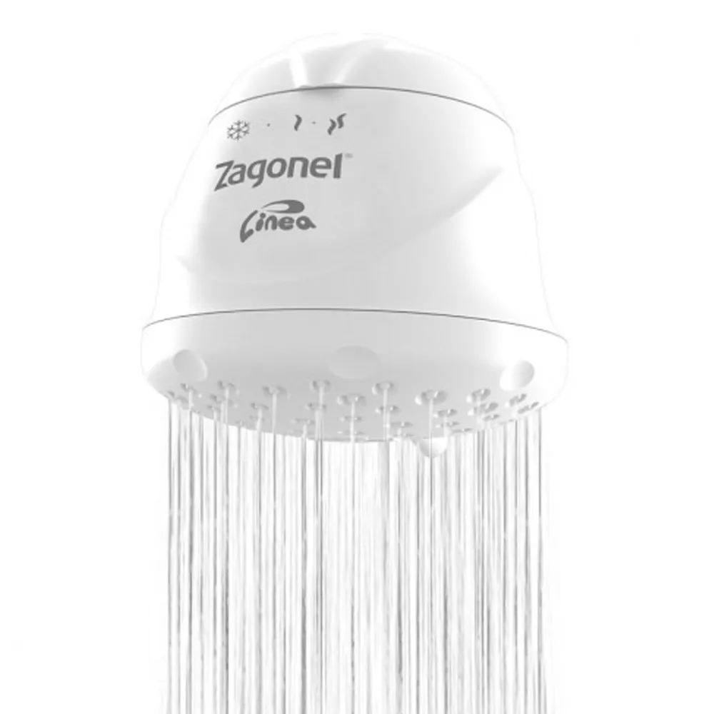Ducha Linea 3Temperaturas 5000w Branca -Zagonel - Imagem 4