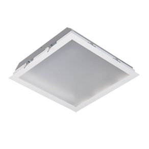 Plafon Embutir Slim Acrílico Ls 4 X Bipino 20w 66 X 66cm Branca Ref.896.58 – Incolustre Incolustre