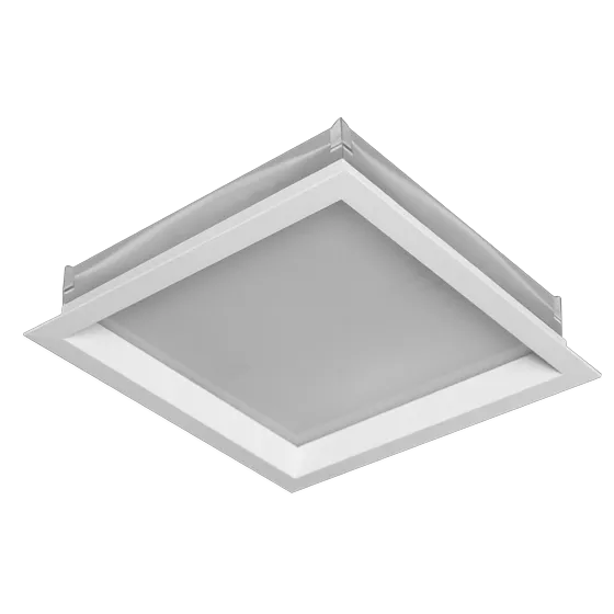 Plafon Embutir Newslim 50cm Acrílico Recuado P/6xe27 Br Ref.898.13 - Incolustre