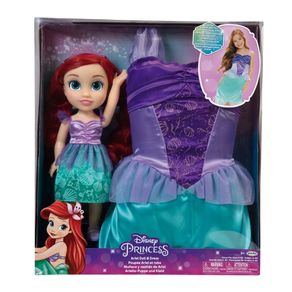 Boneca Princesas Disney Ariel com Fantasia Infantil Multikids - BR1932 BR1932