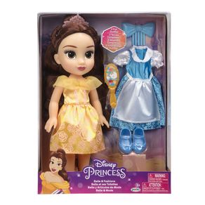 Boneca Princesas Disney Bela com Acessórios e Roupinha Multikids - BR1929 BR1929