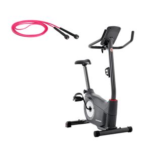 Combo Fitness - Bike Ergométrica Vertical Schwinn e Corda Plástica Rosa Wellness - ES122K ES122K
