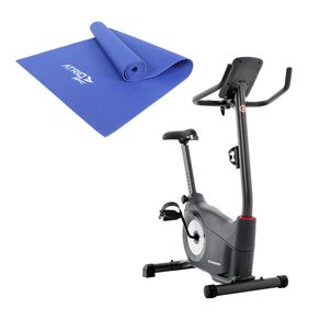 Combo Fitness - Bike Ergométrica Vertical Schwinn e Tapete De Yoga PVC Azul - ES310K ES310K