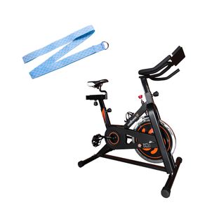 Combo Fitness - Bike Spinning Hb Painel 9kg Uso Residencial e Fita Para Yoga Azul Premium - ES2421K ES2421K