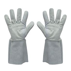 Luva Proteção De Raspa C/Palma Em Vaqueta Cano 20cm Tam.10 GG Ca 31593 - Safex