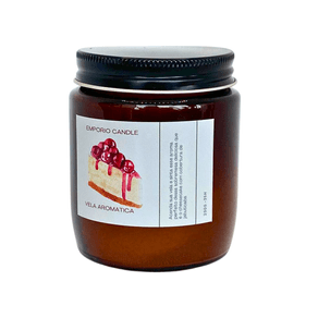 Vela Artesanal Aromatica Cheesecake Jabuticaba