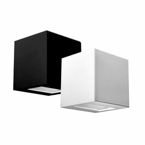 Arandela Facho Simples 11x11x9cm P/1 Lamp.G9 Re.Effet 06 - Incolustre | Preto