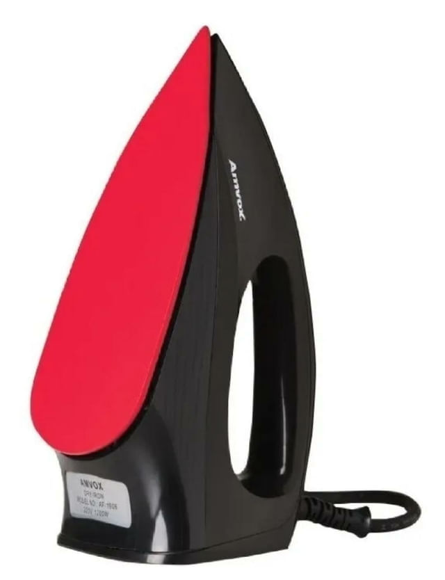 Ferro de Passar Roupa Seco Amvox Base Antiaderente 1200W AF1906 - Imagem 8
