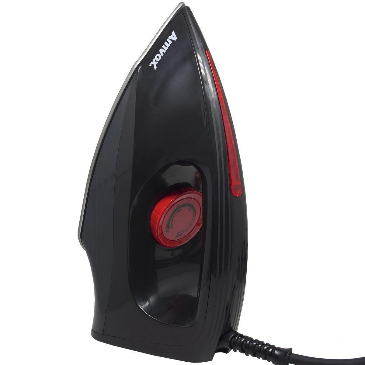 Ferro de Passar Roupa Seco Amvox Base Antiaderente 1200W AF1906 - Imagem 7