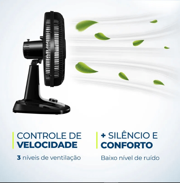 Ventilador de Mesa Mondial Turbo 8 Pás VTX-40-8P 127V/60Hz - Imagem 3