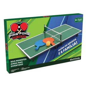 Jogo Mini Ping Pong de Mesa Multikids - BR2071 BR2071