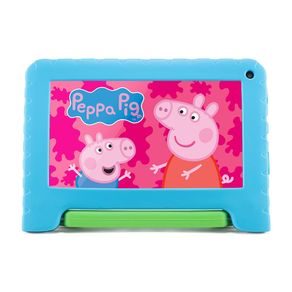 Tablet Peppa Pig com Controle Parental 4GB RAM + 64GB + Tela 7 pol + Case + Wi-fi + Android 13 + Quad Core Multi - NB420 NB420