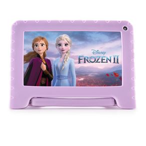 Tablet Frozen II com Controle Parental 4GB RAM + 64GB + Tela 7 pol + Case + Wi-fi + Android 13 +  Quad Core Multi - NB416 NB416
