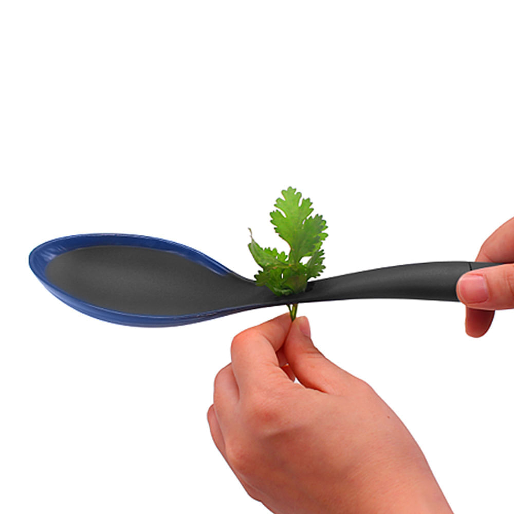 Colher de Silicone Ichef Polishop - Blue - Imagem 2