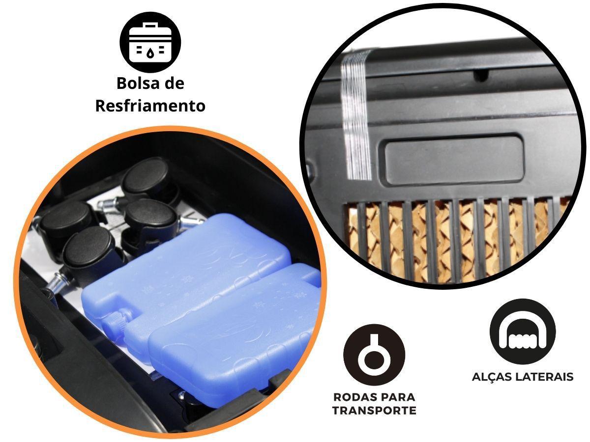 Climatizador 3 Velocidades de Ar Amvox 18L 90W ACL 018 Preto - Imagem 16