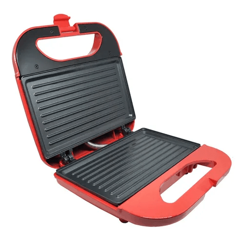 Sanduicheira e Grill LED ON/OFF 750W AMS 500 RED - Imagem 4