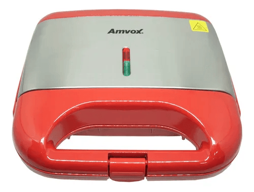 Sanduicheira e Grill LED ON/OFF 750W AMS 500 RED - Imagem 5