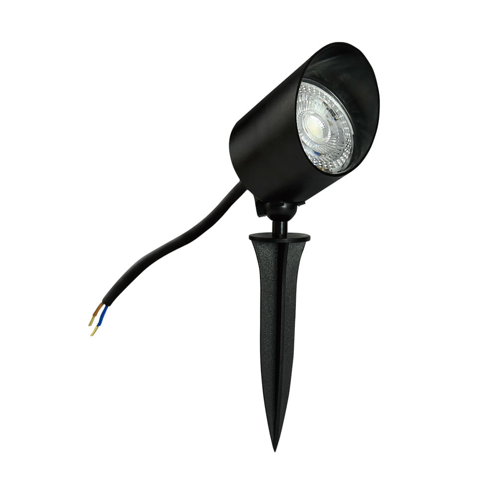 Luminária Espeto P/Jardim Led 5w Bivolt 3000k 400Lms IP65 Ref.21053001 - Blumenau - Imagem 2