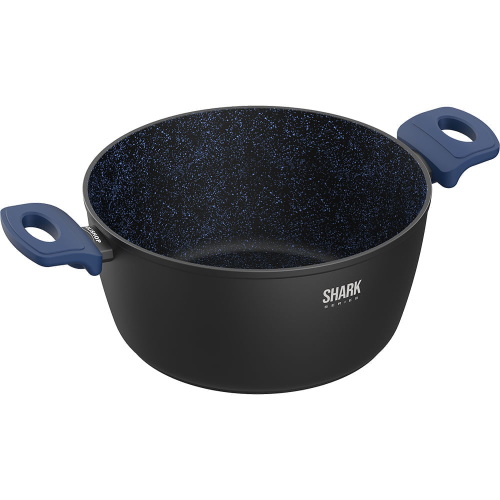 Panelas Ichef Home Sauté Grand e Family Size com Tampa de Vidro 24Cm Azul - Imagem 2