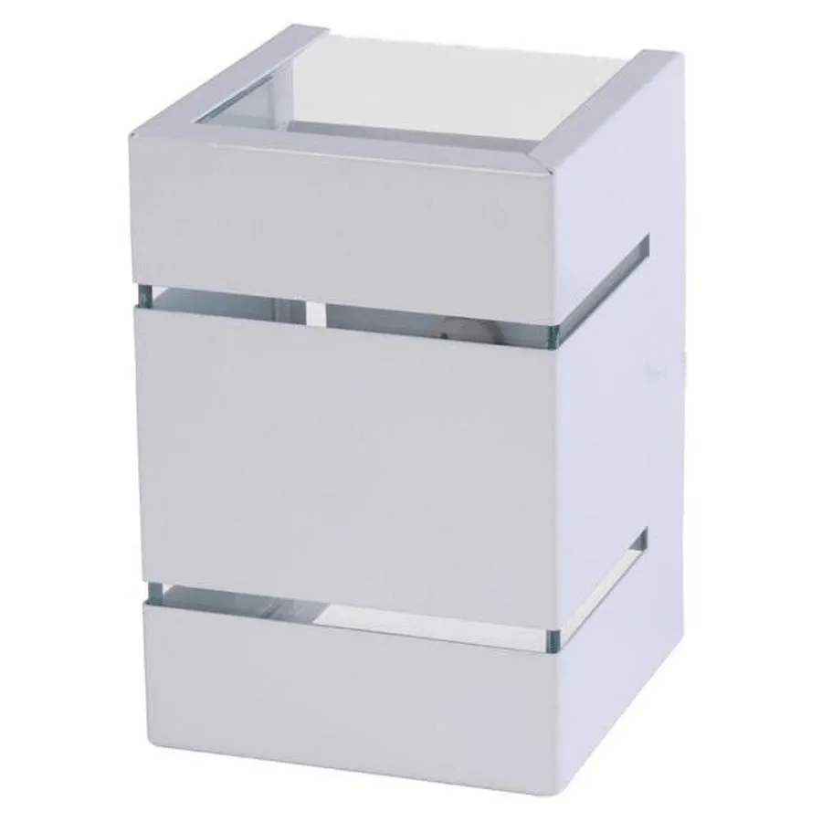 Arandela M 2 Fachos C/2 Frisos 10 X 15 X 10cm P/1 Lâmpada G9 Branca Ref.2211 - All Lux