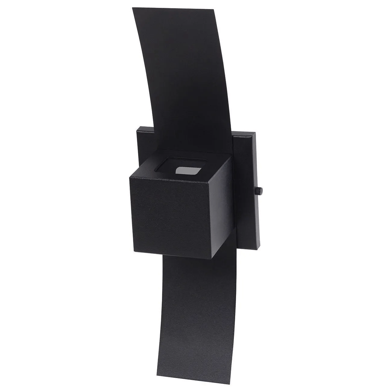 Arandela Salvador 2 Fachos Aba Box 8 X 37cm P/1 Lâmpada G9 Preta Ref.2209 - All Lux