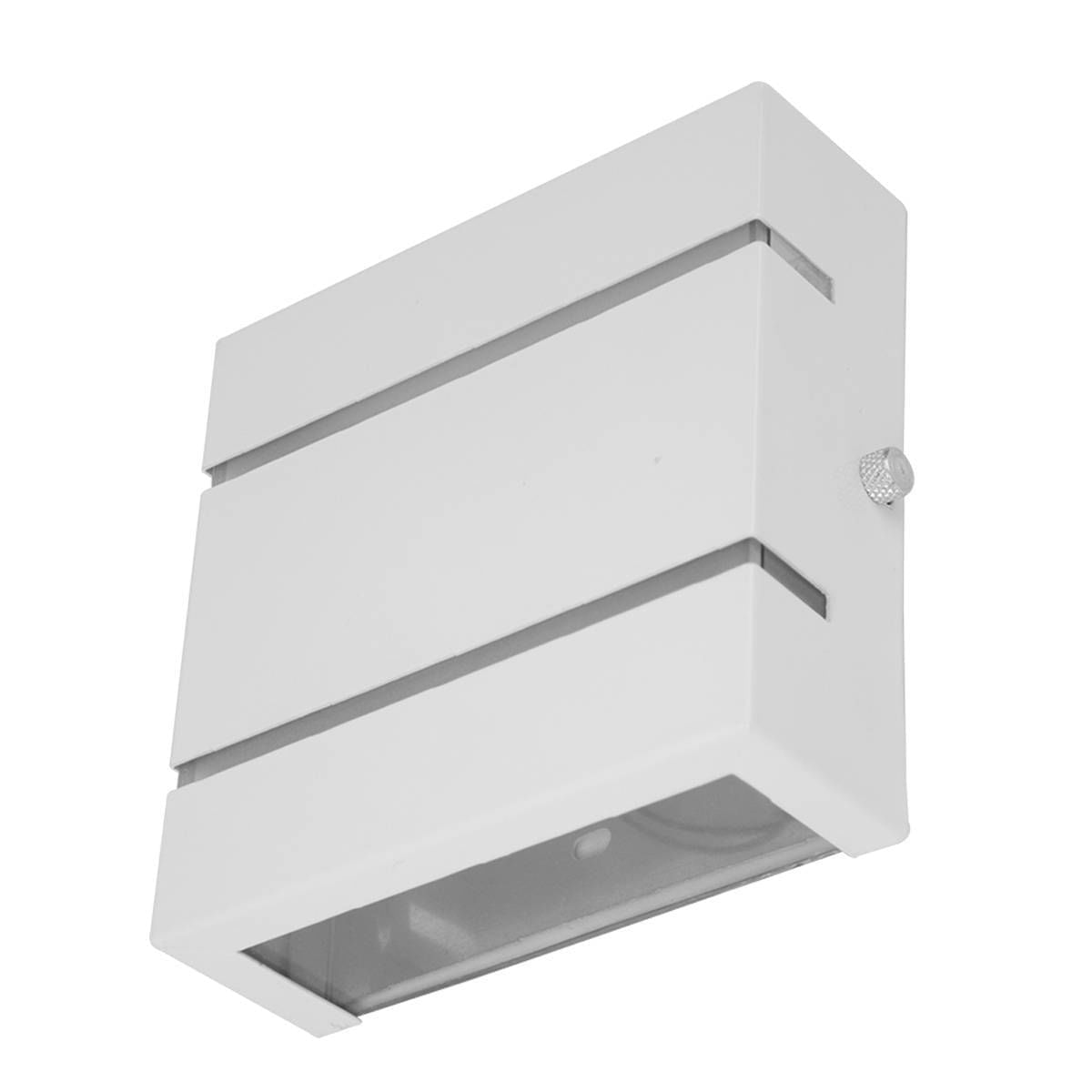 Arandela 2 Fachos C/2 Frisos 12 X 12 X 4CM P/1 lâmpada G9 Branca Ref.2219 – All Lux - Imagem 2