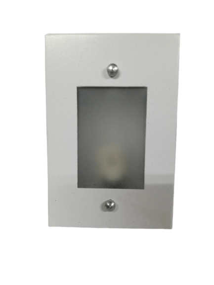 Arandela Balizadora Embutir 2X4 Branca P/Lamp.G9 40w Biv. – Lamp Lustre