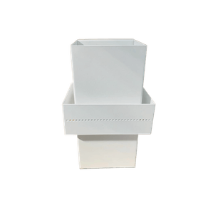 Arandela  Alumínio Branco Efeito P/Cima E P/Baixo P/1 G-9 40W  Ref.AR187 - Hansa Hansa