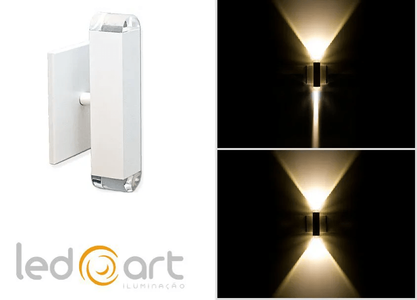 Arandela Led Lion VV LA-133 1 Facho Alumínio Sobrepor 3000k 127v BR IP-65 - Led Art - Imagem 2