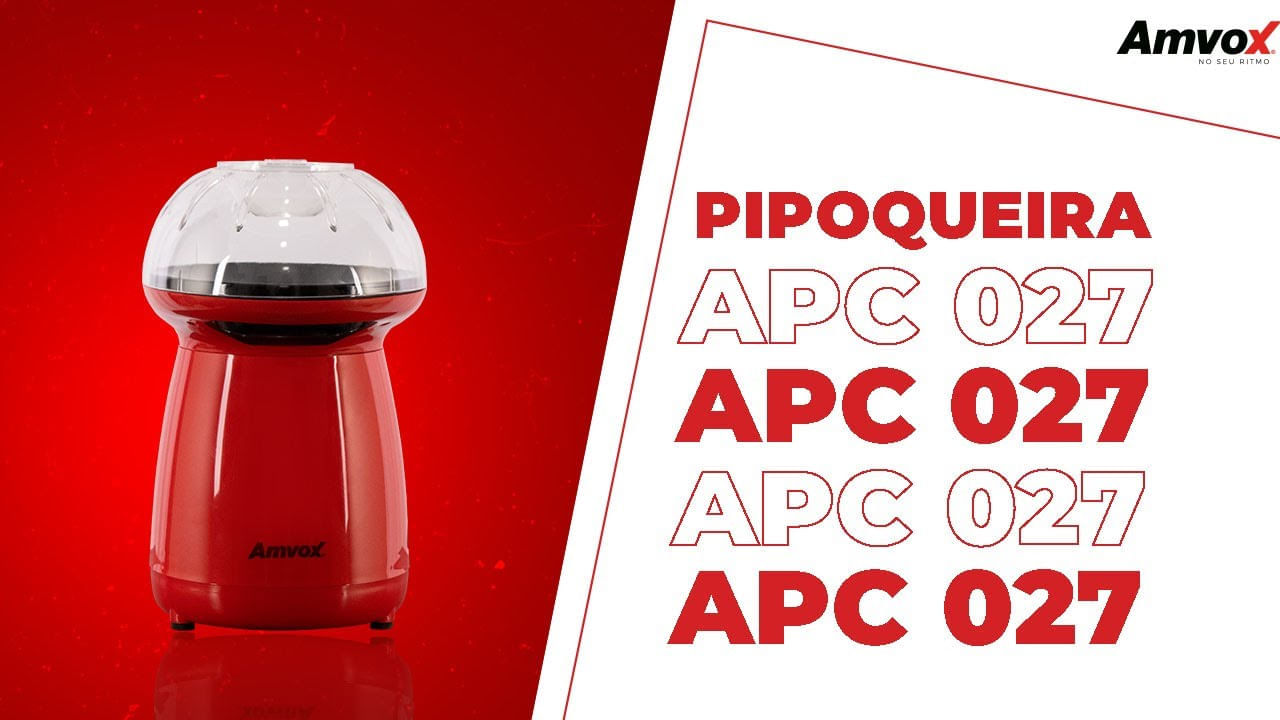Pipoqueira Eletrica Amvox Tampa com Bico Direcionador 1200W APC 027 - Imagem 10