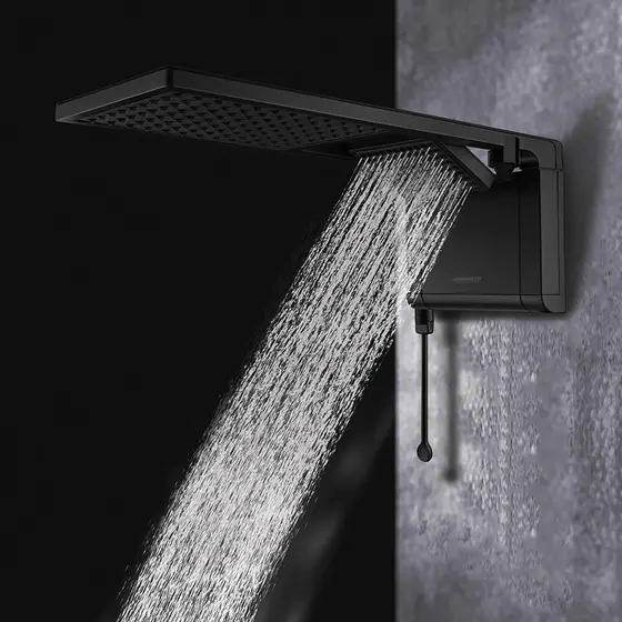 Chuveiro Acqua Ultra Duo Matte Black - Lorenzetti - Imagem 6
