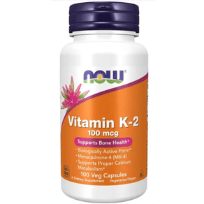 Vitamina K-2 100 mcg – 100 Cápsulas vegetais