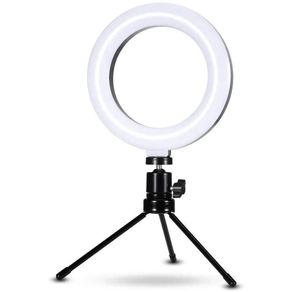 Luminária Ring Light 10´´ com Ball Head, Tripé e Adaptador para Smartphone