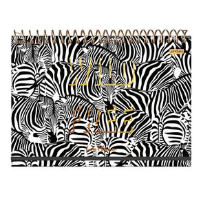 Planner da Vida 104Fls Zebra Wild Animals Jandaia