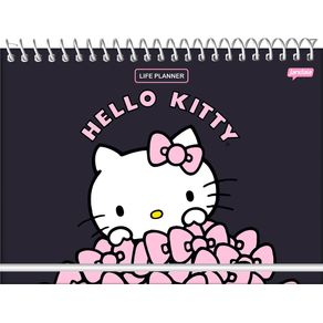 Planner da Vida 104Fls Hello Kitty Preto Jandaia