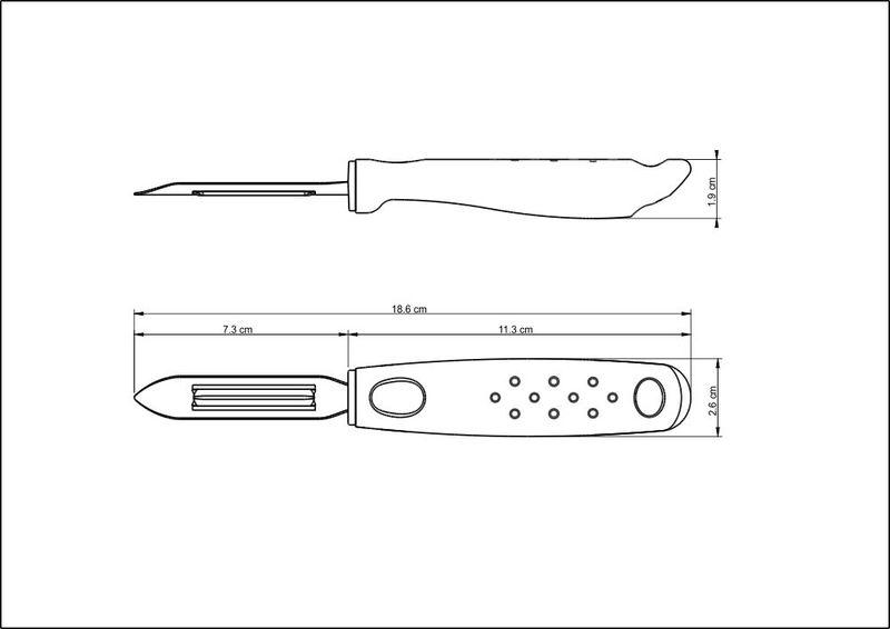Descascador Batatas Inox Preto Utilita Tramontina - Imagem 4
