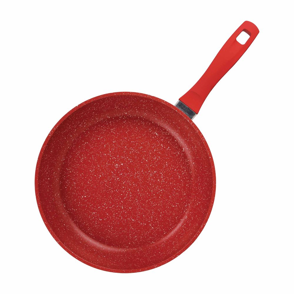 Panelas Polishop Day By Day, Family Size, Sauté Grand e Tampa de Vidro Ichef 24cm - Vermelha - Imagem 6